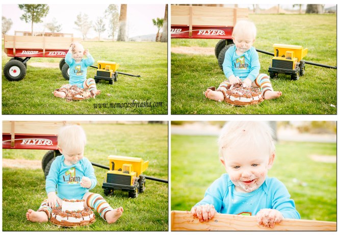 Twentynine Palms Photography, Twentynine Palms Children's Photography, Twntynine Palms Cake Smash, Liam 12